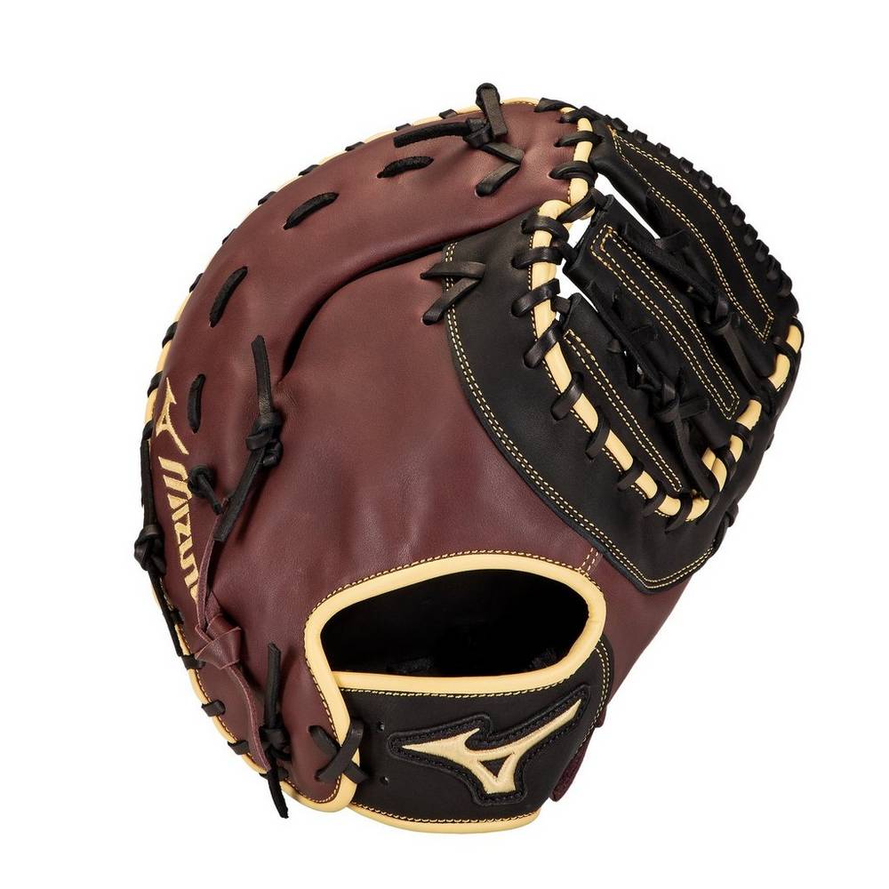 Mizuno MVP Prime First Base 12.5" Férfi Catchers Mitt Fekete Rózsaszín QBK916527